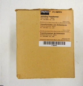 Dayton Isolating Transformer 4MTP2 100VA Pri: 240-480v Sec: 24v NEW - Picture 1 of 6