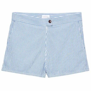 GANT Women's Blue Crinkle Dreamy Oxford Shorts 420425 Size S $110 NWT - Picture 1 of 4