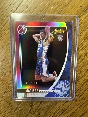 2019-20 Panini Absolute Memorabilia Red /199 Matisse Thybulle #74 Rookie RC - Image 1 of 2