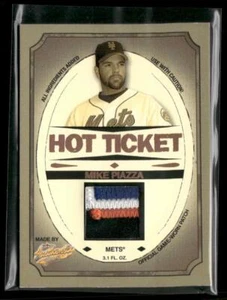 2005 Fleer Authentix #HT-MP Mike Piazza Hot Ticket Patch #/31 - Picture 1 of 2