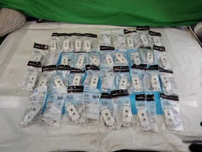 Cooper-EATON 3562W Combination Telephone Coaxial Modular Jack-LOT OF 37 - Image 1 of 4