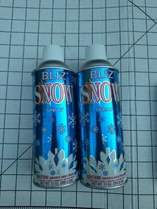 Vintage Bliz Snow Spray Aerosol Can Full Rauch Industries Gastonia, NC - Picture 1 of 7