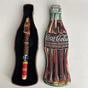 Bolígrafo de cerámica coleccionable Coca Cola 1996/lata de regalo especial para coleccionistas - Imagen 1 de 6
