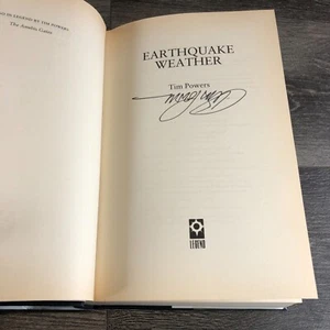 Earthquake Weather Hardcover Tim Powers 1st Edition Signed - Picture 1 of 10