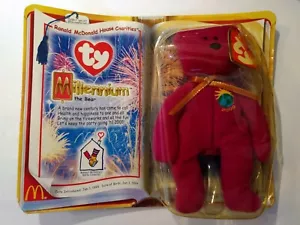 2000 TY Teenie Beanie Baby "Millennium" Neu McDonalds Originalverpackt - Bild 1 von 9