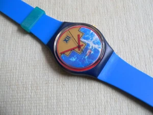Reloj Swatch Blue Flamingo 1991 GN114 - Imagen 1 de 6