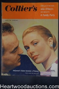 Collier's Mar 2, 1956 Prince Rainier and Grace Kelly, Pittsburg Pirates baseball - Picture 1 of 1