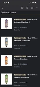 Pokemon Bear Walker Vaporeon Skateboard Deck New Sealed In Box - Picture 1 of 5