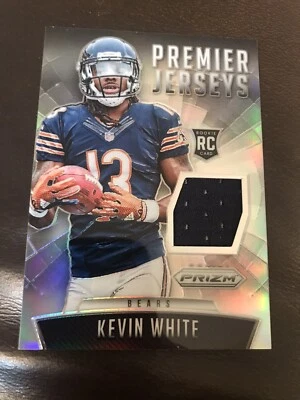 Kevin White 2015 Prizm Rookie Jersey Silver Prizm Card #PPJ-KW CHICAGO BEARS - Image 1 of 2