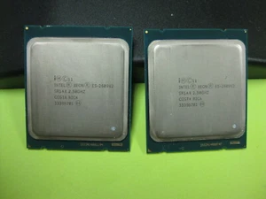 Matching Pair Intel Xeon E5-2609V2 2.5GHz Quad Core 10MB 6.4GT/s LGA 2011 SR1AX - Picture 1 of 2