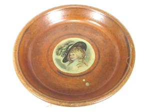 Ron Garfinkle Pre-Monroe Salt Works Studio Pottery Centerpiece Lady Portrait 15" - Picture 1 of 7