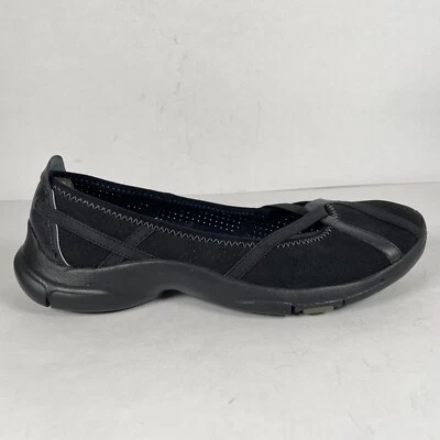 Sapatos Clarks Berry Ballet Flats Feminino Tamanho 8 M Preto Conforto Casual - Imagem 1 de 4