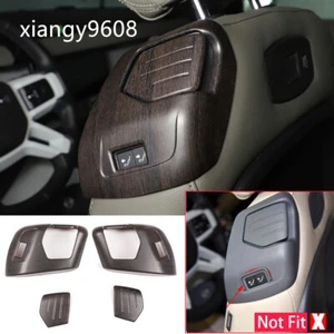 4×Oak Grain ABS Front Seat Adjust Switch Trim For Land Rover Defender 90 2020-24 - Picture 1 of 16