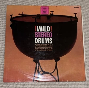 Wild Stereo Drums Vinyl LP - Various Artists Capitol Records ST-1553 Stereo 1961 - Picture 1 of 4