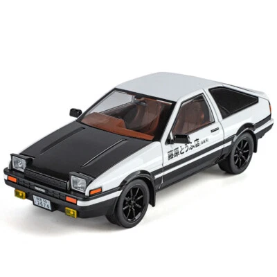 1:18 Diecast Vehicle for Initial D Toyota TRUENO AE86 Model Car Toy Collection - Image 1 of 4