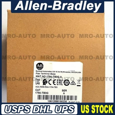 New Factory Sealed Allen-Bradley 1794-TB3G /A Flex Terminal Base Module 1794TB3G - Image 1 of 3