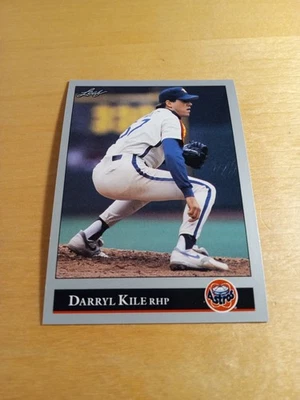 1992 Leaf #198 DARRYL KILE Houston Astros Baseball Card, Starting Pitcher. (NM) - Image 1 of 2