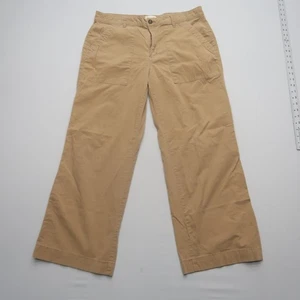 Pantalones de pana resistentes a la intemperie para mujer de pierna ancha 14 marrón tostado tiro alto elásticos - Imagen 1 de 11