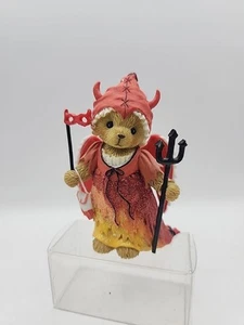 ORSACCHIOTTI CARI DEVLIN "I LOVE YOUR DEVLISH SMILE" DIAVOLO statuina Halloween - Foto 1 di 7