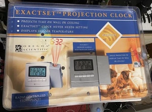 Oregon Scientific Exactset Projection Clock 400935 Brand New 2001 Sealed - Picture 1 of 10