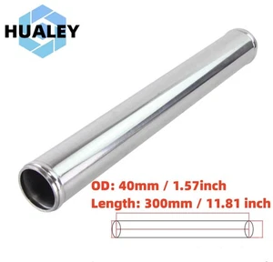 OD 1.57" 40mm Straight Aluminum Turbo Intercooler Pipe Tube Tubing L=300mm - Picture 1 of 2