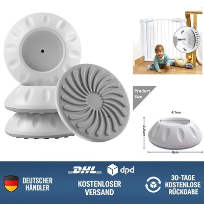 Wandschutz Kinder Türgitter Treppenschutz ohne Bohren rutschfest 4 Stück - Bild 1 von 4