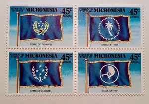 Estampillas de correo aéreo de Micronesia, 1989, sc#C42a, como nuevas, NH, OG, EN MUY BUEN ESTADO/XF - Imagen 1 de 2