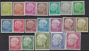 Alemania 702-21 MH y MNH 1954-60 Set (ak8655) - Imagen 1 de 1