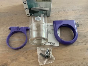 Hansgrohe Axor Uno - Logo Becher+Halter violett , Logo, Rarität, - Bild 1 von 4