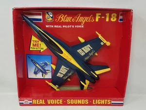 Funrise Blue Angels F-18, 14"x10" Toy Airplane w/ Sounds, Lights NEEDS BATTERIES - Picture 1 of 15