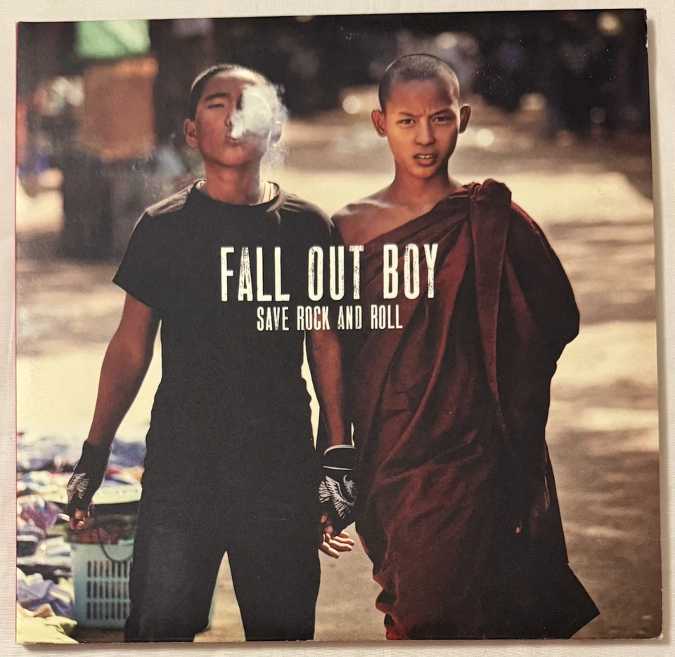 Save Rock and Roll by Fall Out Boy 10” Red Color Vinyl Record Gatefold 2 LP - Image 1 of 4