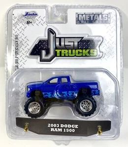Jada Metals Diecast Just Trucks 2003 Dodge Ram 1500 Blue 1:64 - Picture 1 of 3