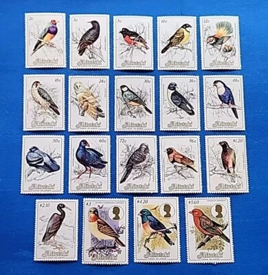 Conjunto corto de estampillas de Aitutaki, Scott 322-340 MNH Foto 1 de 3