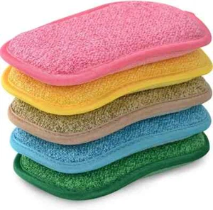 Multipurpose Non-Scratch Kitchen Scrub Sponges - Heavy Duty, Reusable, Multic - Picture 1 of 3