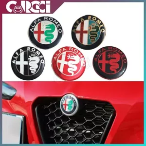 74MM para Alfa Romeo Car Styling emblema insignia coche parrilla delantera trasera pegatina - Imagen 1 de 14