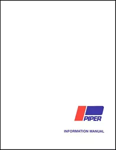 Piper Archer III (3) Airplane Information Owner's Manual (POH) - PA-28-181 - Foto 1 di 1