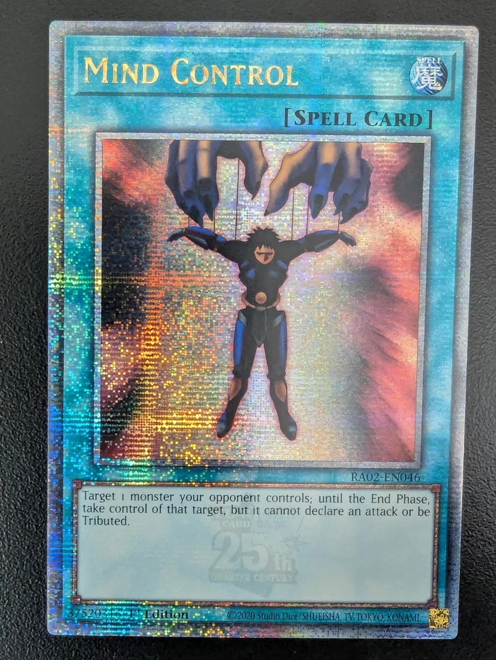Gedankenkontrolle RA02-EN046 Quarter Century Secret Rare EN NM YUGIOH - Bild 1 von 1
