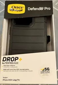 Otterbox Defender Pro Case For Apple iPhone 14 Pro (Black) - Picture 1 of 2