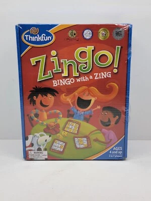 Thinkfun Zingo Bingo w/ A Zing Matching Image Word Recognition New in Box - Image 1 of 3