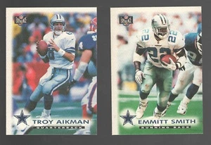 1997 Score Board NFL Experience #1 #17 Troy Aikman Emmitt Smith Dallas Cowboys - Imagen 1 de 1