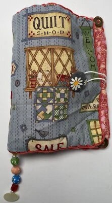 Sewing Pin Cushion Needle Book Notions Quilt Shop Buttons 74 - Image 1 of 4