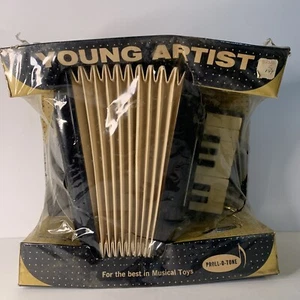 Vintage Proll-o-Tone Kids Toy Accordion In SEALED Packaging NEW Unplayed With - Picture 1 of 5