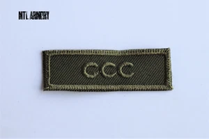 CANADIAN FORCES OD CCC SHOULDER TAB PATCH SET OF 2  ( CANADA ARMY) - Picture 1 of 2
