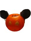 Halloween Disney Mickey Mouse Orange Trick Treat Bucket Tote Pail