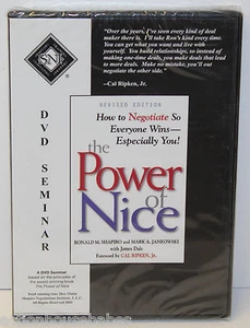 The POWER of NICE: How To Negotiate - DVD SEMINAR - Shapiro - Jankowski - NEW - Bild 1 von 3