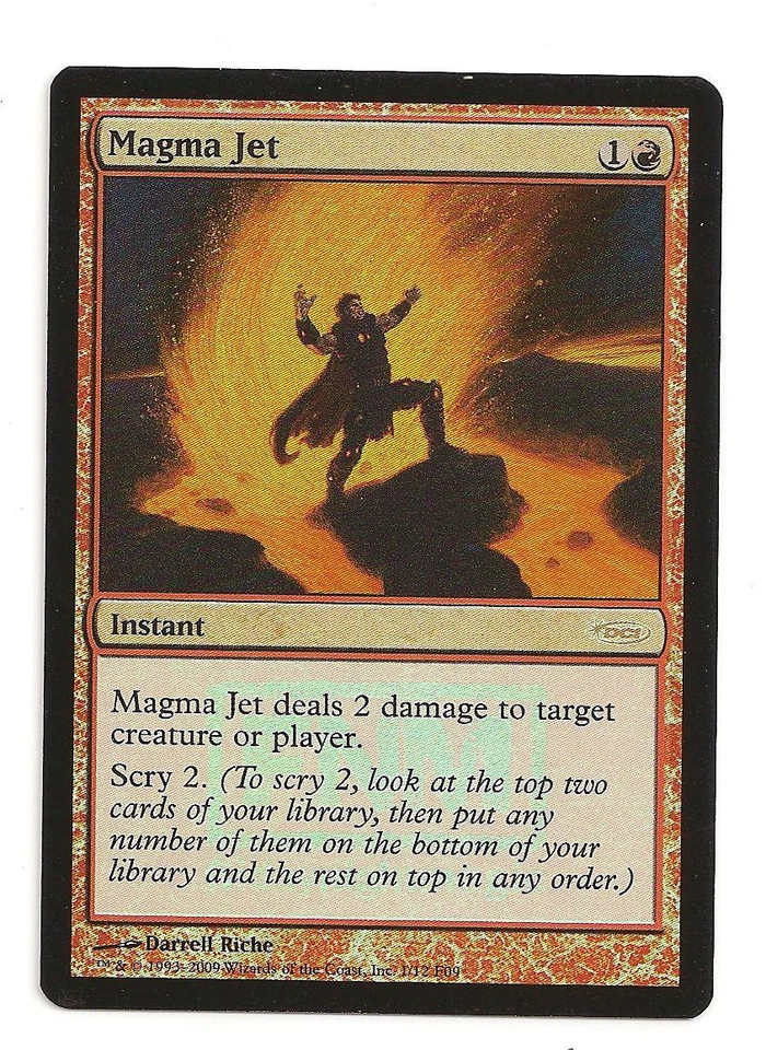 MTG 4X ** MAGMA JET FOIL ** X4 Magic DCI FNM - Image 1 of 1