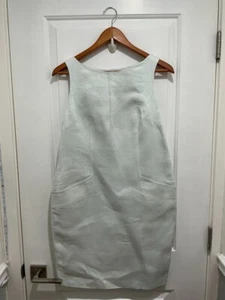 Style Paris women's sleeveless Dress, size 6, light graycolor , Made in France - Picture 1 of 19
