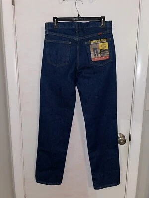 NEW Rustler Men's Size 30x32 Regular Fit Straight Leg Denim Dark Blue Jeans - Image 1 of 4
