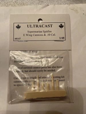 Ultracast #48147 Spitfire E Wing Cannons & 0.50 Caliber Guns-Resin 1/48 NIP - Image 1 of 3