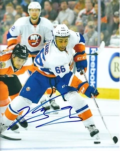 Signed  8x10 JOSHUA HO-SANG New York Islanders Autographed Photo - COA - Picture 1 of 1